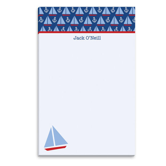 Sailboats Notepad